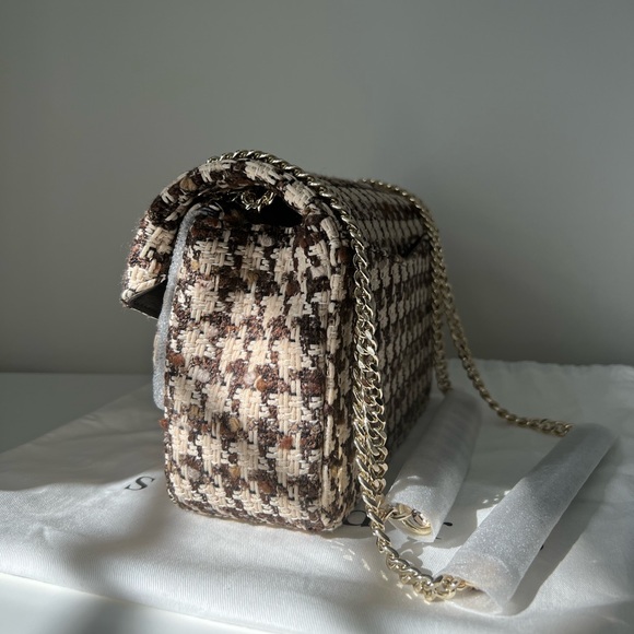 Sandro Yza Brown Tweed bag (brand new) - Picture 6 of 14